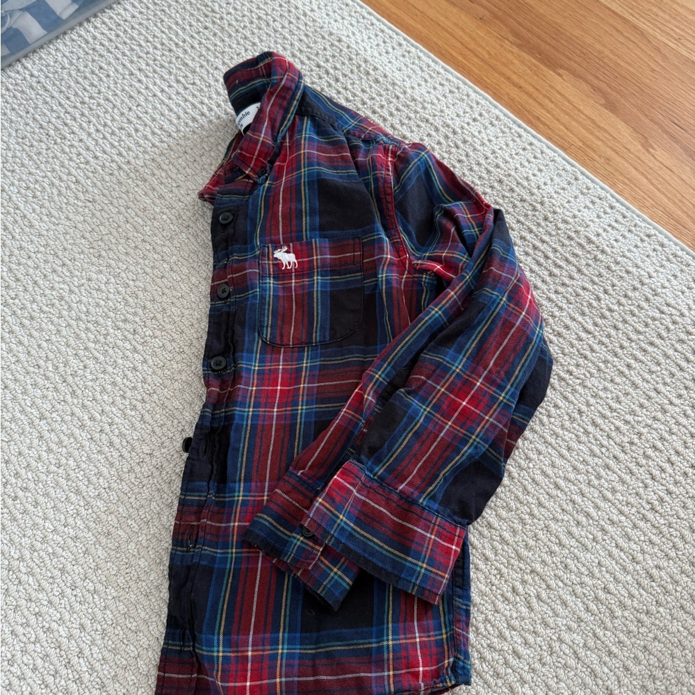 Abercrombie Red Button Down